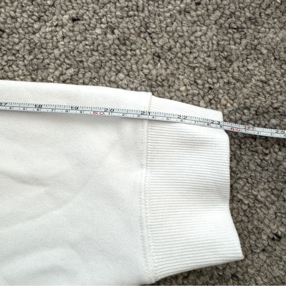 [STELLA MCCARTNEY FOR ADIDAS] Crewneck Sweatshirt French Terry White Size S NWOT - Picture 13 of 13